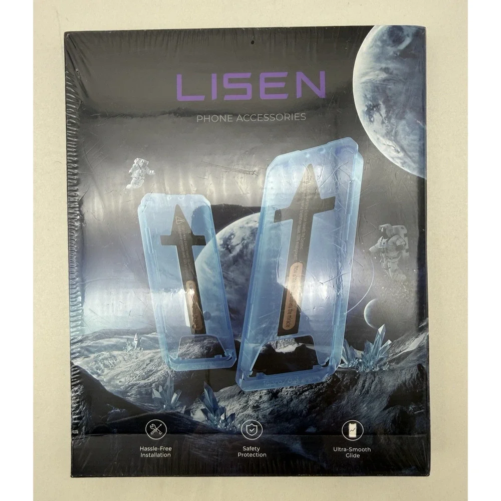 LISEN Screen Protector 9H+ Hardness Glass For iPhone 16/15 Pro & iPhone 14 Pro..